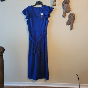 TAHARI blue jumpsuit
